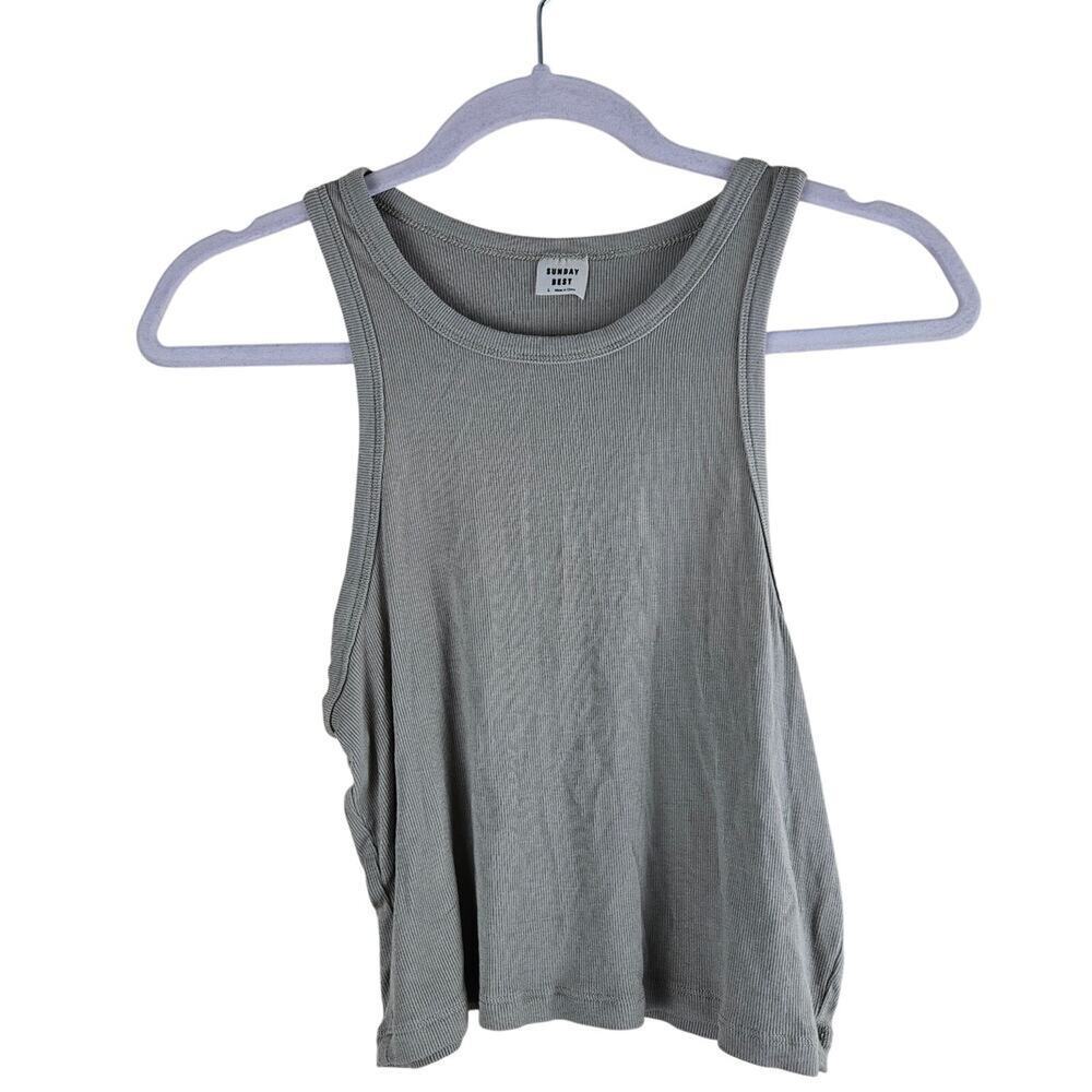 Sunday Best Green Crop Top Size Large